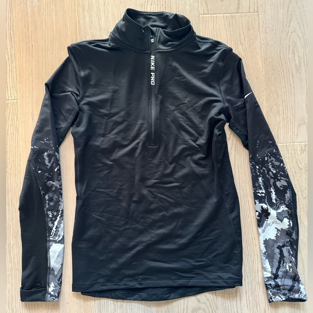 Nike Pro Hyperwarm Half Zip Pullover